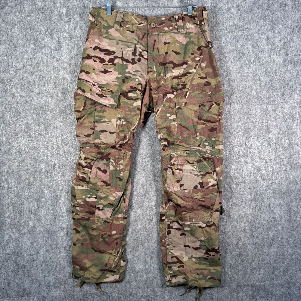 USGI Army Combat Pants FR Multicam OCP 34x30 Medium Short Knee Pad Slot ReadyOne